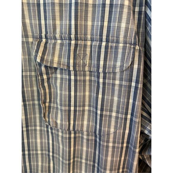 Wrangler Shirt Mens Sz 3XL Button Down Long Sleeve Collared Outdoor Series Plaid - Picture 3 of 5